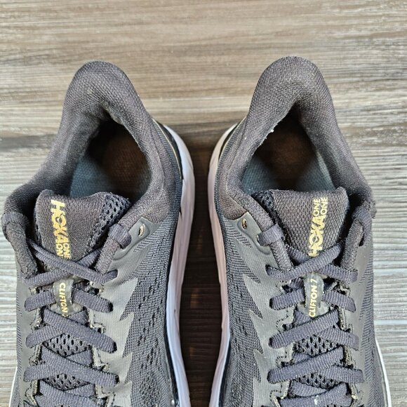 Hoka One One Clifton 7 1110509 BBRNZ Black Bronze Running Shoes - Women's Sz 7.5 - Picture 5 of 16